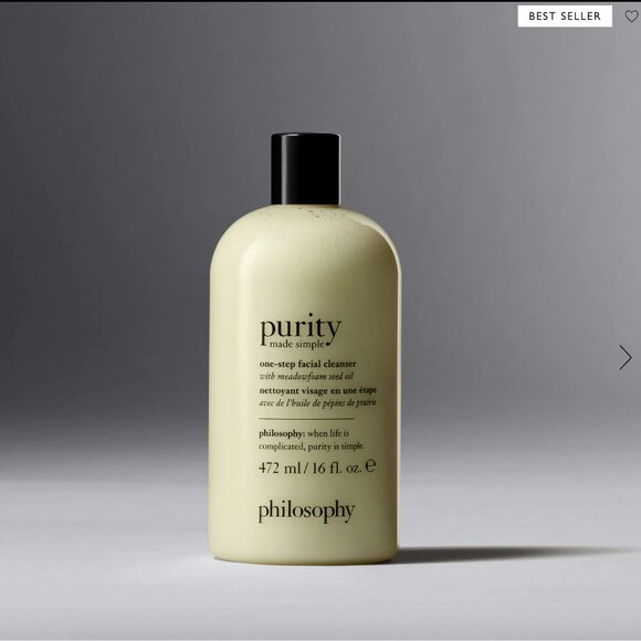 Philosophy purity made simple one-step facial cleanser NEW 16 OZ - Picture 2 of 3